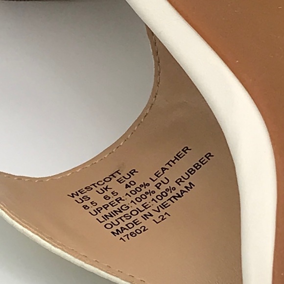 Ralph Lauren Wescott cream tumbled, leather sandals, size 8.5 NWT - Picture 7 of 9